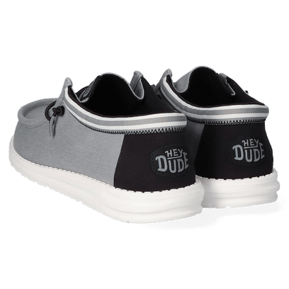 Wally Letterman Herren Halbschuhe Light Grey/White