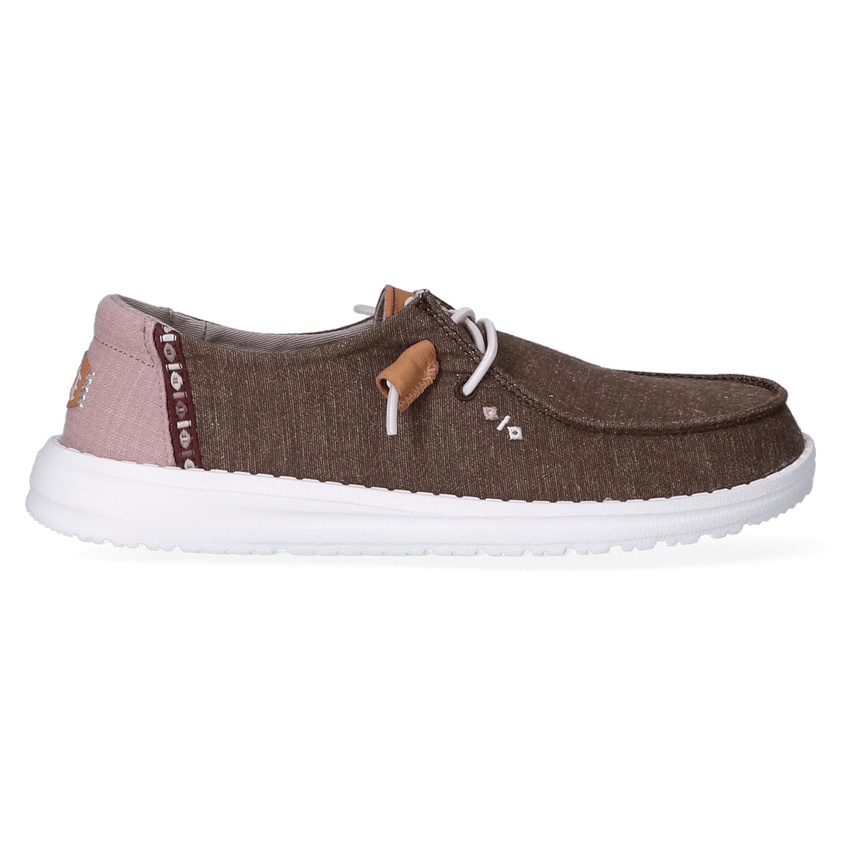 Wendy Chambray Boho Damen Halbschuhe Black