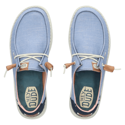 Wendy Chambray Boho Damen Halbschuhe Blue