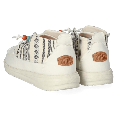 Wendy Mid Boho Mix Damen Boots Baja Cream