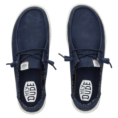 Wendy Canvas Damen Halbschuhe Navy
