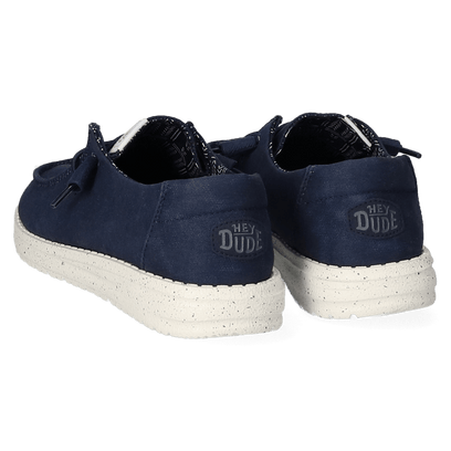 Wendy Canvas Damen Halbschuhe Navy