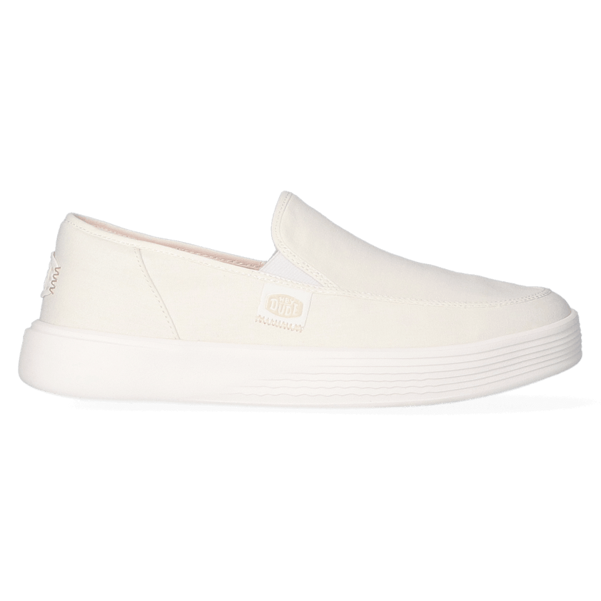 Sunapee Canvas Herren Halbschuhe White/White