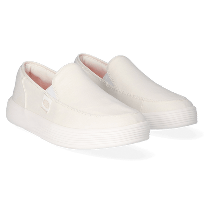 Sunapee Canvas Herren Halbschuhe White/White