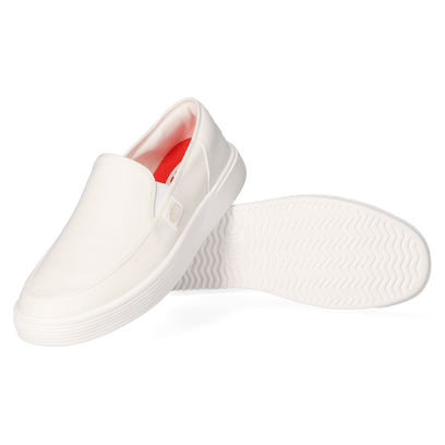 Sunapee Canvas Herren Halbschuhe White/White