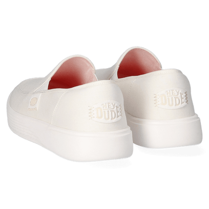 Sunapee Canvas Herren Halbschuhe White/White