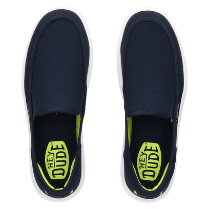 Sunapee Canvas Herren Halbschuhe Navy/White