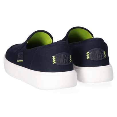 Sunapee Canvas Herren Halbschuhe Navy/White