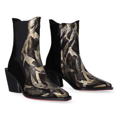 Ohio Damen Stiefeletten Safari/Black