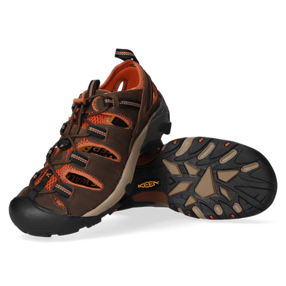 Arroyo II Herren Wandersandalen Black Olive/Bombay Brown