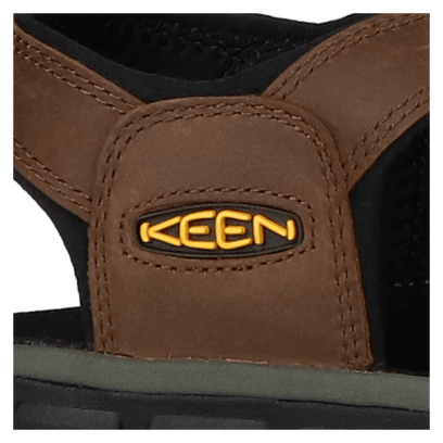 Clearwater CNX Herren Leder-Wandersandalen Dark Earth/Black