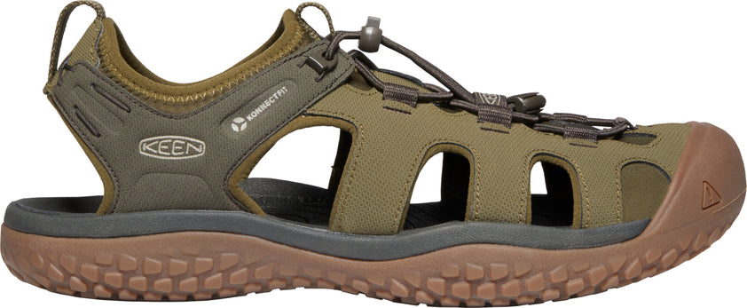 SOLR Herren Wandersandalen Dark Olive/Taupe
