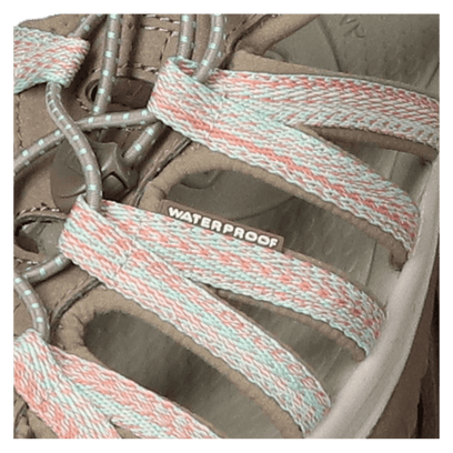 Whisper Damen Wandersandalen Taupe/Coral