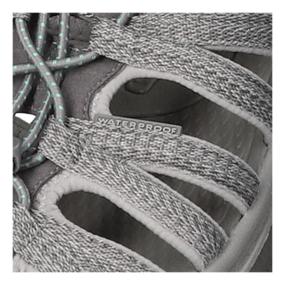 Whisper Damen Wandersandalen Medium Grey/Peacock Green