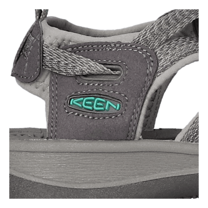 Whisper Damen Wandersandalen Medium Grey/Peacock Green