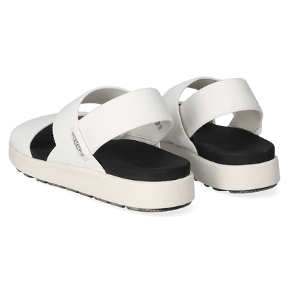 Elle Backstrap Damen Sandalen White