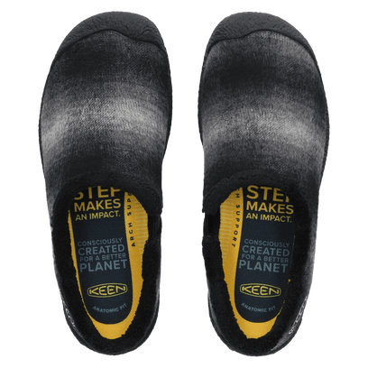 Howser Slide Damen Slip-On Black Plaid/Dark Grey