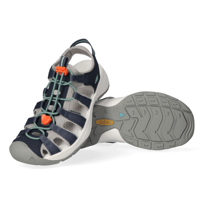 Astoria West Damen Wandersandalen Navy/Beveled Glass