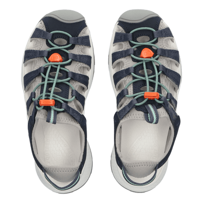 Astoria West Damen Wandersandalen Navy/Beveled Glass