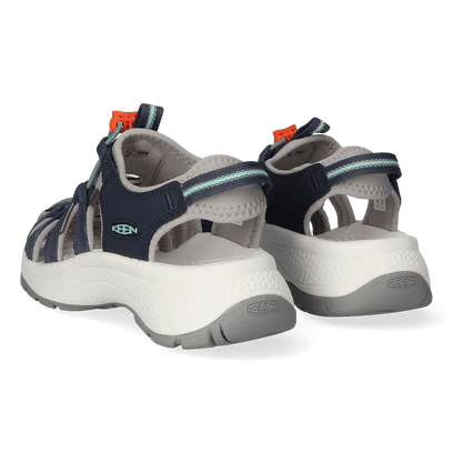 Astoria West Damen Wandersandalen Navy/Beveled Glass