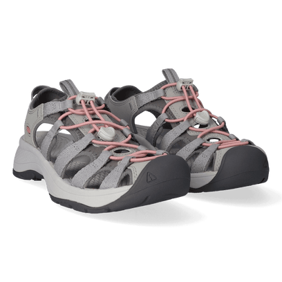 Astoria West Damen Wandersandalen Grey/Coral