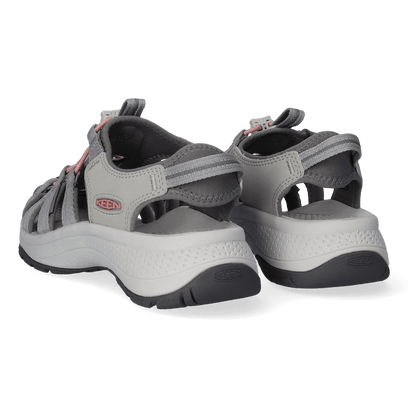Astoria West Damen Wandersandalen Grey/Coral