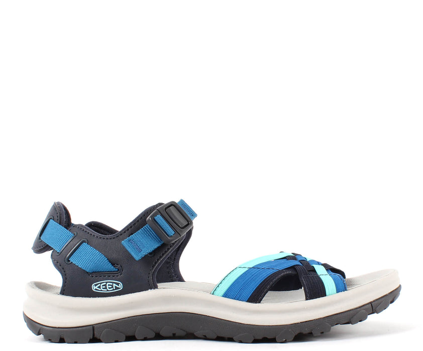 Terradora II Strappy Damen Wandersandalen Black Iris/Mykonos Blue