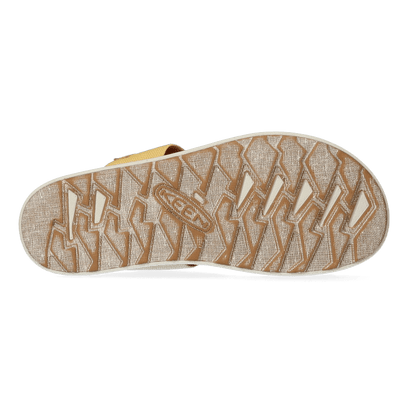 Elle Backstrap Damen Sandalen Fossil Orange/Silver Birch