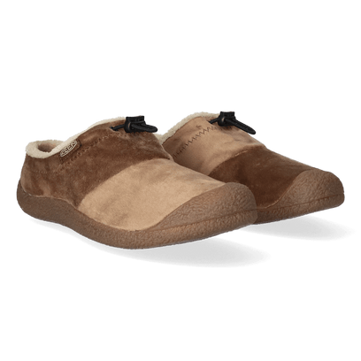 Howser III Slide Damen Slip-On Dark Earth Velour