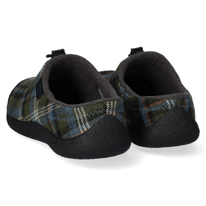 Howser III Slide Herren Slip-On Green Plaid/Black