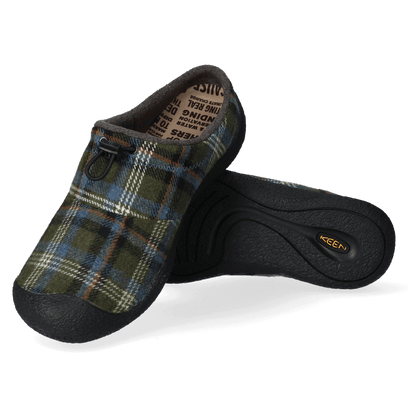Howser III Slide Herren Slip-On Green Plaid/Black