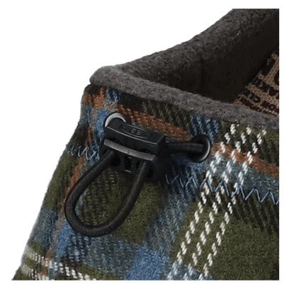 Howser III Slide Herren Slip-On Green Plaid/Black