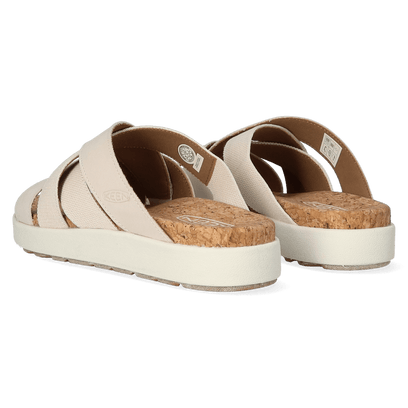 Elle Mixed Slide Damen Pantoletten Birch/Star White