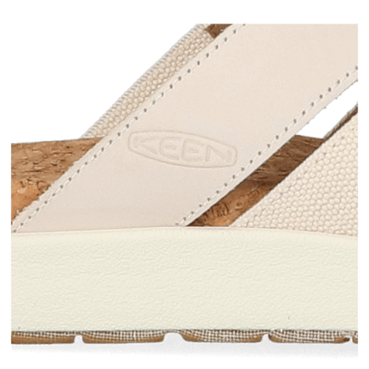 Elle Mixed Slide Damen Pantoletten Birch/Star White