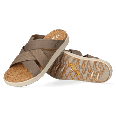 Elle Mixed Slide Damen Pantoletten Brindle/Birch