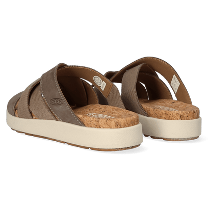 Elle Mixed Slide Damen Pantoletten Brindle/Birch