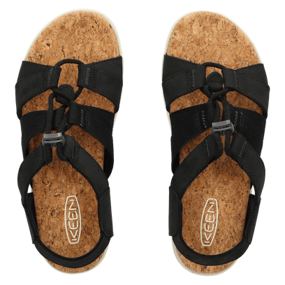 Elle Mixed Strap Damen Sandalen Black/Birch