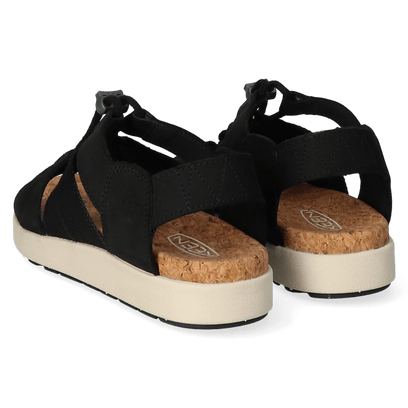 Elle Mixed Strap Damen Sandalen Black/Birch