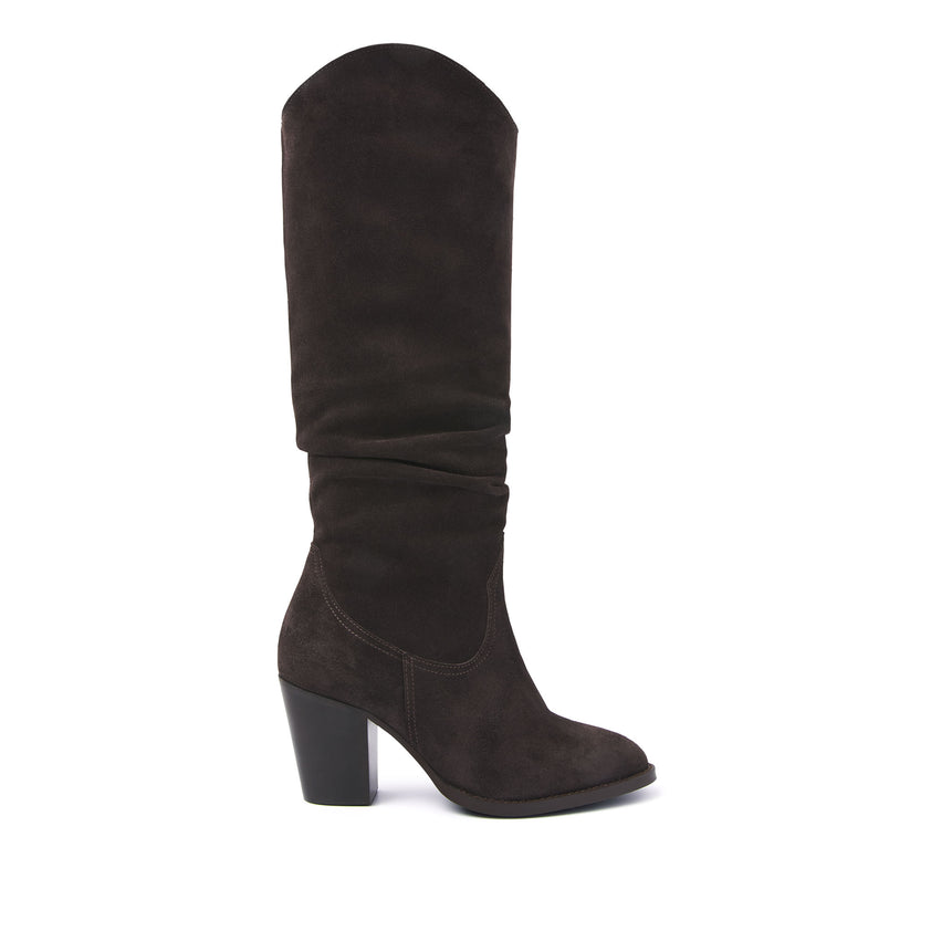 Hohe Damenstiefel 57.318 Dark Brown