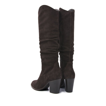 Hohe Damenstiefel 57.318 Dark Brown