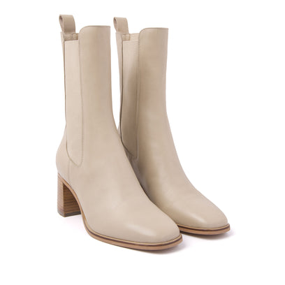 Damen Chelsea Boots 57.326 Beige