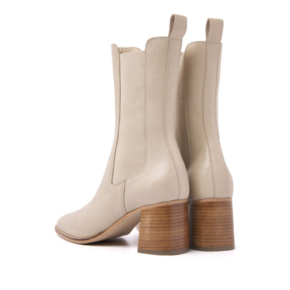 Damen Chelsea Boots 57.326 Beige