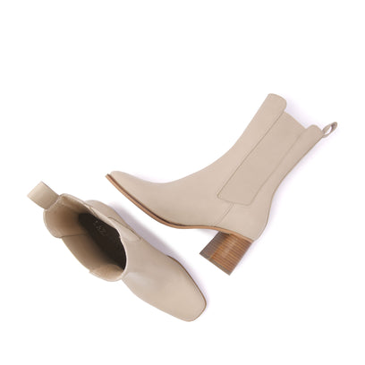 Damen Chelsea Boots 57.326 Beige