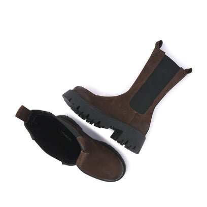 Damen Chelsea Boots 67.053 Dark Brown