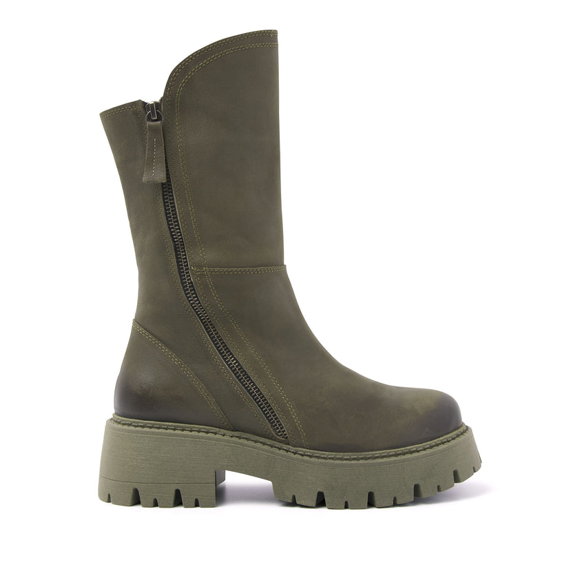 Damen Biker Boots 67.056 Green