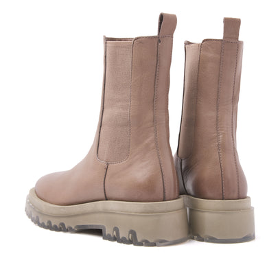 Damen Chelsea Boots 67.071 Taupe