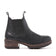 Lia Damen Leder Chelsea-Boots Black