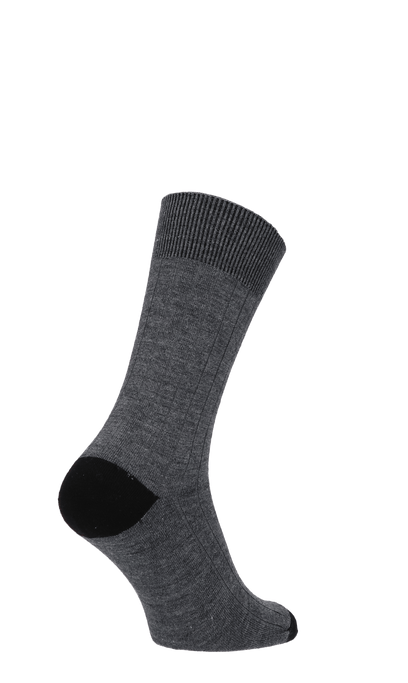 Chelsea Rib Herrensocken Charcoal