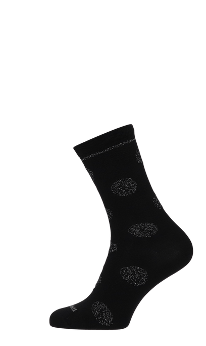 Sparkle Spray Damensocken Black