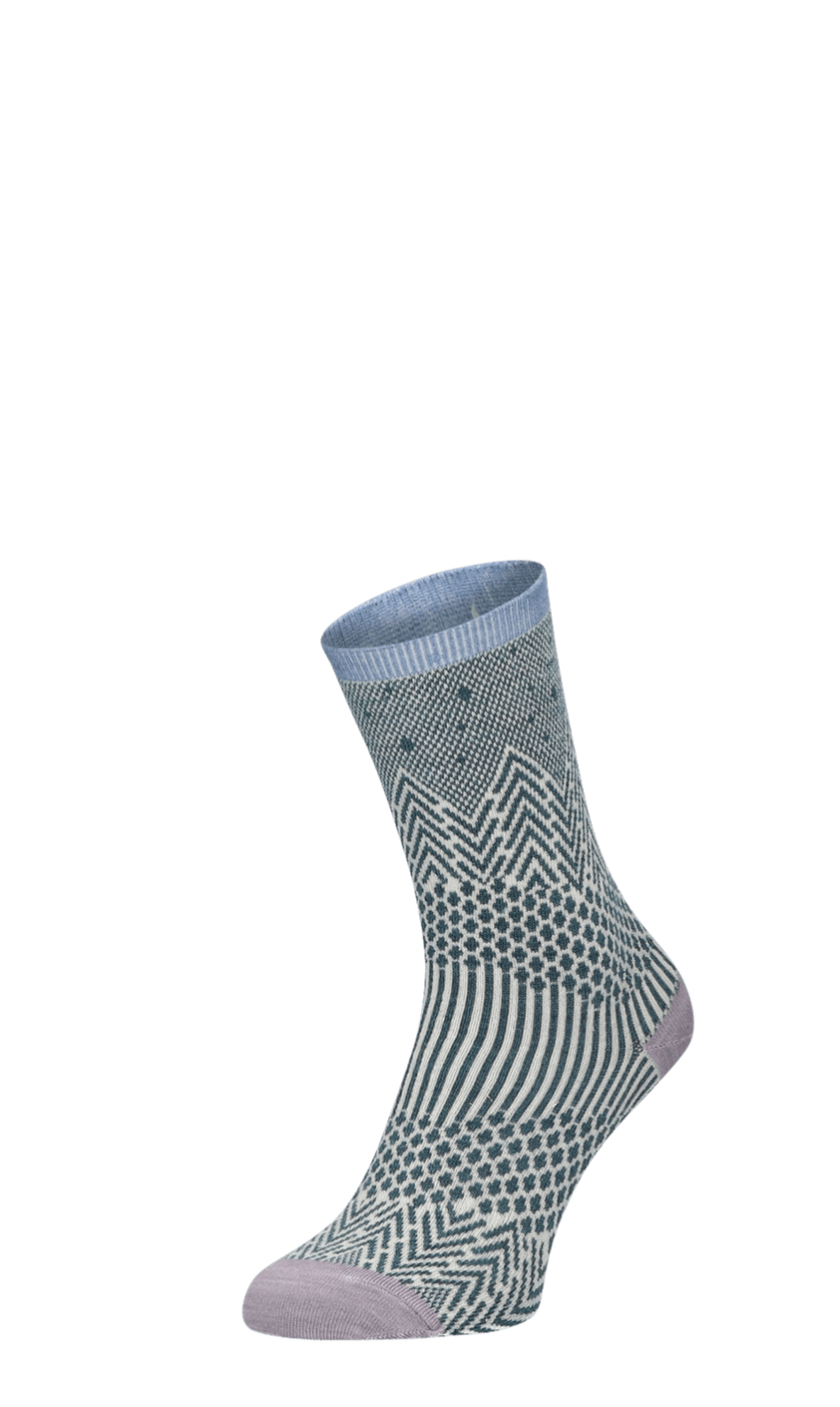 Mountain Jaquard Damensocken Blue Ridge Shimmer